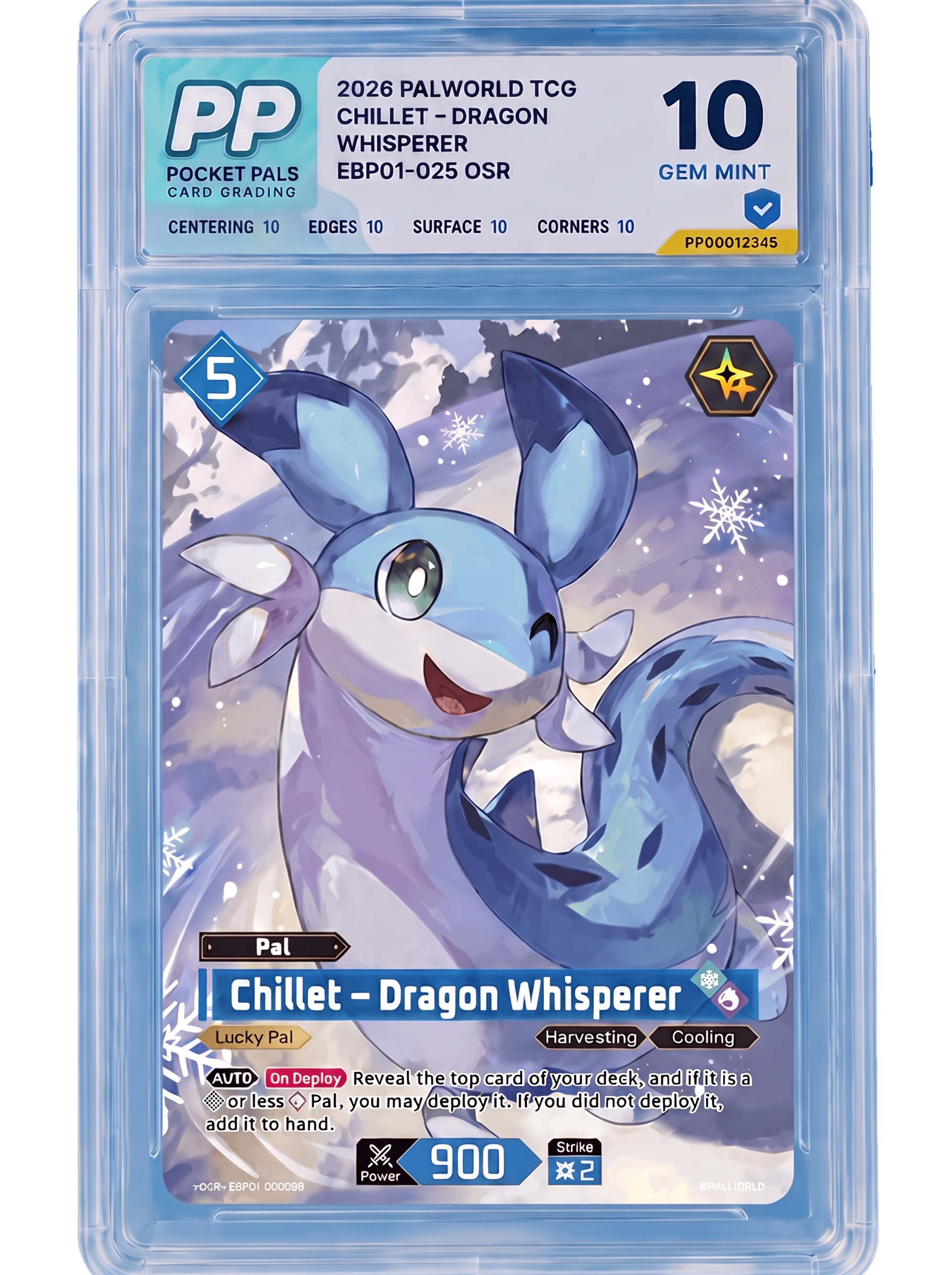 Pocket Pals graded trading card slab